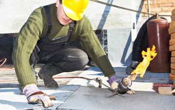 Croft Outerly flat roof construction